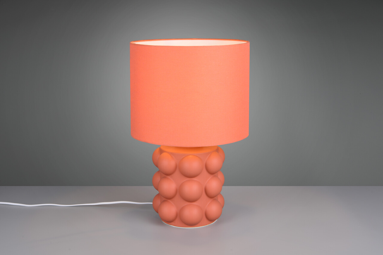 Lampa de masa Kate, RL, 30x47 cm, 60W, 1x E27, ceramica, apricot - imagine 5